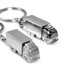 Automobilio raktų pakabukas vairuotojams Dovanų sunkvežimio metalinis raktų pakabukas