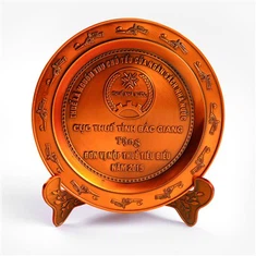 Metalinė amatų 3d plokštė Antikvarinė turistinė atminimo lėkštė